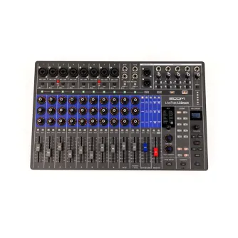 Zoom LiveTrak L12next Digital Mixer and Recorder with 14 channels, wireless control, and 24-bit/96kHz recording