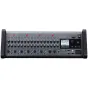 Zoom LiveTrak L-20R rack-mountable digital mixer featuring 20 channel strips, illuminated LCD display, and comprehensive control panel.