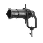 Aputure Spotlight Mount II 36° lens modifier with rotatable barrel, 4-leaf cutter and metal gobos, black metal construction on white background
