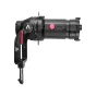 Aputure Spotlight Mount II 19 Kit with 19° lens, rotatable barrel, 4-leaf cutter, and B-size gobo holder for precise light shaping.