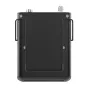 Deity THEOS DLTX phantom power bodypack transmitter rear view with dual SMA connectors and side handles