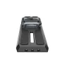 iFootage Seastars Quick Release Q38 Gimbal Plate with a central vertical slot, rubberized grip pads, and a silver knob for secure camera mounting.