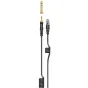 Sennheiser HD 480 PRO PLUS studio headphones with coiled cables and detachable connectors for professional audio monitoring