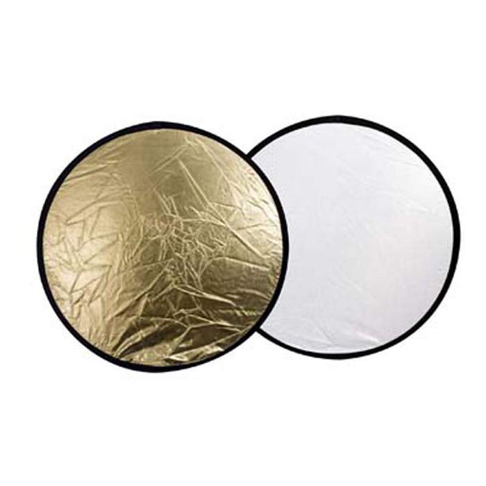 Foldable Reflectors - Falcon Eyes Reflector CFR-42GS Gold/Silver 107 cm - quick order from manufacturer