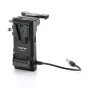 Tilta Foldable V-Mount Battery Plate for Blackmagic PYXIS 6K/12K with USB-C cable, featuring dual 14.8V P-Tap ports and 60W USB-C PD input