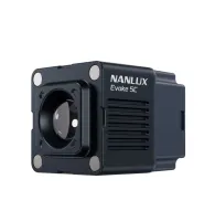 NANLUX Evoke 5C Mini Spot Light, compact full-color LED spotlight with a circular lens and ventilation slots, designed for photography and videographyNANLUX Evoke 5C Mini Spot Light, compact full-color LED spotlight with a circular lens and ventilation slots, designed for photography and videography