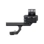 Sony XLR-H2 XLR Handle Unit for professional audio recording, featuring dual inputs, a control panel with switches, and an ergonomic grip handle.