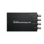 Blackmagic Design UltraStudio Mini Replay 12G compact Thunderbolt 4 capture and playback device with four 12G-SDI ports labeled 'FILL', 'KEY', 'MONITOR OUT', and 'IN' for HD and Ultra HD video.