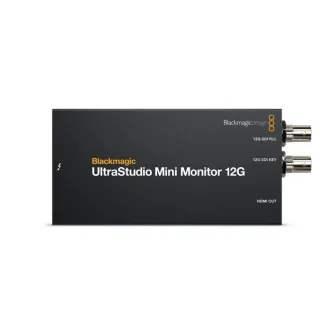 Blackmagic Design UltraStudio Mini Monitor 12G compact video playback device with 12G-SDI and HDMI outputs for broadcast-quality video