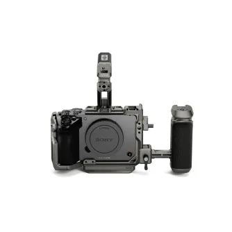 Tilta Kamera Kapsula Sony FX5 pamatu komplektam Titanium Grey ar NATO rāmi un Xeno rokturiem