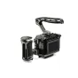 Tilta Camera Cage for Sony FX5 Base Kit Titanium Gray ar moduļu dizainu, ergonomiskām rokturiem un vairākiem montēšanas punktiem uzlabotai kameras darbībai