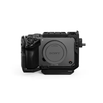 Tilta Full Camera Cage for Sony FX5 - Melns, modulārs dizains ar NATO sliedi, ARCA plati un ergonomisku rokturi kino uzņemšanai