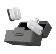 DJI Mic Mini 2S bezvadu mikrofons ar raidītāju, magnētisko uzlādes kasti un mobilo uztvērēju augstas kvalitātes audio ierakstīšanai.DJI Mic Mini 2S bezvadu mikrofons ar raidītāju, magnētisko uzlādes kasti un mobilo uztvērēju augstas kvalitātes audio ierakstīšanai.