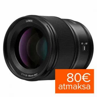 Objektīvi bezspoguļa kamerām - Panasonic LUMIX S Lens S-S85E F1.8 (S-S85E) - ātri pasūtīt no ražotāja