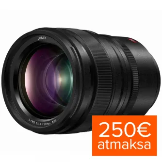 MIRRORLESS Objektīvi - Panasonic S-X50E Lumix S PRO 50mm F1.4 - ātri pasūtīt no ražotāja