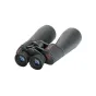 Celestron Skymaster 25x70 binoculars with black rubber armor, large 70 mm objective lenses and central focus knob, displayed against a white background.