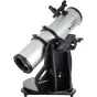 Телескоп Celestron StarSense Explorer 150 мм с серебряной трубой, черной базой, встроенным доком для смартфона и приложением StarSense, подходит для новичков.