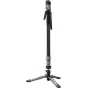 SmallRig 6283 Potato Jet TRIBEX PRO X‑Clutch hidrauliskais monopods ar oglekļa šķiedras kājām, 3‑daļas teleskopiskā konstrukcija, 25 kg slodzes kapacitāte, 1,8 kg svars, 79‑160 cm augstums, ar ātrās atbrīvošanas plati, putu rokt