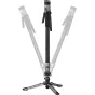SmallRig X‑Clutch hidrauliskais monopods ar oglekļa šķiedras kājām un trīs kāju pamatni, regulējams no 79 līdz 160 cm, ar ātri atveramu X‑Clutch mehānismu.