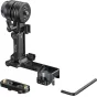 SmallRig L-shaped monitor support ar montāžas plati un sešstūra atslēgu, melna metāla konstrukcija LCD displejiem