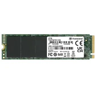 TRANSCEND PCIe M.2 SSD 115S, M.2 2280,PCIe Gen3x4, NVMe, TLC, DRAM-less I 500GB