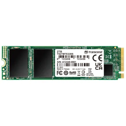 TRANSCEND PCIe SSD 220S, M.2 2280, PCIe Gen3x4, M-Key, 3D TLC, with Dram I 512GB