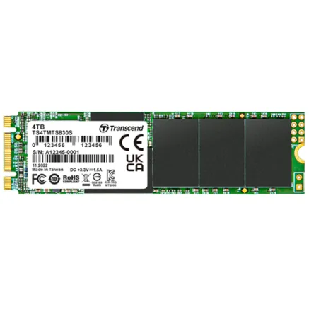 TRANSCEND SATA III 6Gb/s M.2 SSD 830S, M.2 2280 SSD, SATA3 B+M Key, TLC (ultra-c