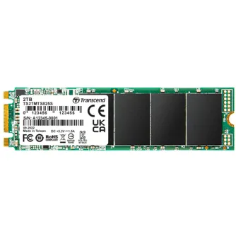 TRANSCEND SATA III 6Gb/s M.2 SSD 825S, M.2 2280 SSD, SATA3 B+M Key, TLC I 1TB