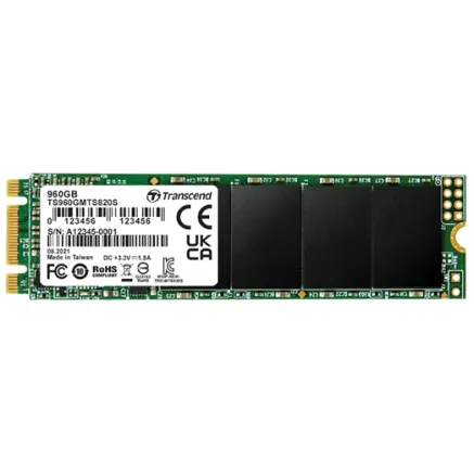 TRANSCEND SATA III 6Gb/s M.2 SSD 820S, M.2 2280 SSD, SATA3 B+M Key, TLC (ultra-c