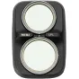 NiSi circular polarizer CPL filter for DJI Osmo Pocket 4 Pro, featuring a black case with two glass elements framed in silver.