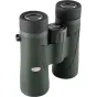 Kowa BD III 42-8 XD binoculars with green rubberized housing, black central focus wheel bearing the Kowa logo, 42 mm objective lenses and 8× magnification for birdwatching and wildlife observation.