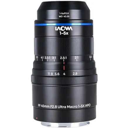 Laowa Aksen 45mm f/2.8 1-5X Ultra Macro APO Canon EF
