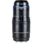 Laowa 45 mm f/2.8 1-5X Ultra Macro objektīvs Sony FE montā, ar parfokālu zoomu, iekšējo fokusēšanu un fiksētu 40,35 mm darba attālumu, ar detalizētām atzīmēm uz priekšējā skata.