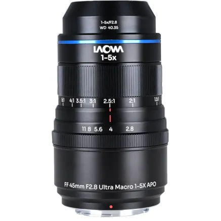 Laowa Aksen 45mm f/2.8 1-5X Ultra Macro APO Nikon F