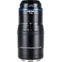 Laowa 45 mm f/2.8 1-5X Ultra Macro lens with parfocal zoom, manual focus, L-Mount, fixed 40.35 mm working distance, and apochromatic optics for high-magnification detail.