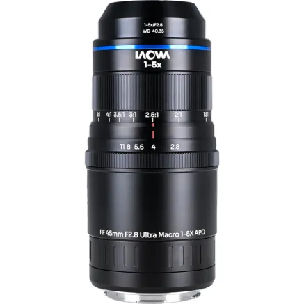 Laowa Aksen 45mm f/2.8 1-5X Ultra Macro APO L-Mount
