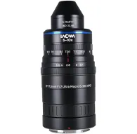 Laowa 17,5 mm f/1,7 5–10X Ultra Macro APO objektīvs Nikon Z, ar 5–10x palielinājumu, manuālu fokusu un 22,48 mm darba attālumu, ar sarkano punktu uz montāžas.Laowa 17,5 mm f/1,7 5–10X Ultra Macro APO objektīvs Nikon Z, ar 5–10x palielinājumu, manuālu fokusu un 22,48 mm darba attālumu, ar sarkano punktu uz montāžas.