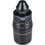 Laowa Aksen 17.5mm f/1.7 5-10X Ultra Macro APO L-Mount lens, black body with focus and aperture rings, front cap, indicating 5-10x magnification and 22.48mm working distance