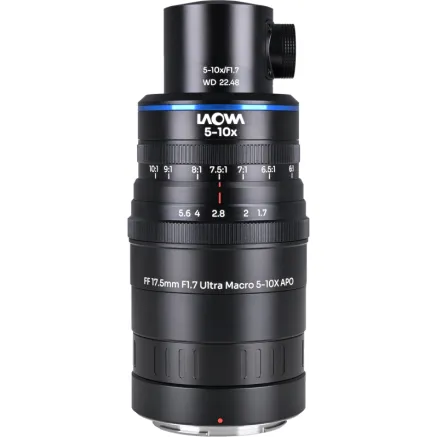 Aksen 17.5mm f/1.7 5-10X Ultra Macro APO (Coaxial Illumination Version) Nikon Z
