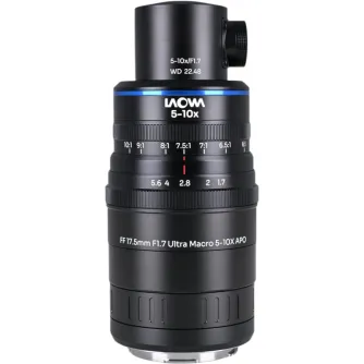 Aksen 17.5mm f/1.7 5-10X Ultra Macro APO (Coaxial Illumination Version) L-Mount