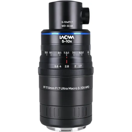 Aksen 17.5mm f/1.7 5-10X Ultra Macro APO (Coaxial Illumination Version) L-Mount