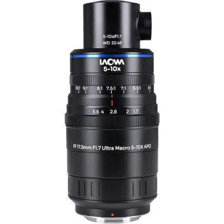 Laowa Aksen 17.5mm f/1.7 5-10X Ultra Macro APO (Coaxial Illumination Version) 