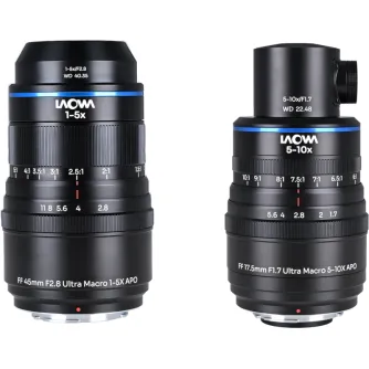 Aksen 2-lens Bundle [45mm f/2.8, 17.5mm f/1.7 (Coaxial Illumination Version)] Nikon F