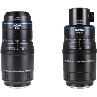 Aksen 2-lens Bundle [45mm f/2.8, 17.5mm f/1.7 (Coaxial Illumination Version)] Fuji X