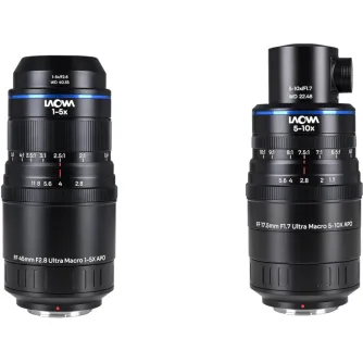 Aksen 2-lens Bundle [45mm f/2.8, 17.5mm f/1.7 (Coaxial Illumination Version)] MFT