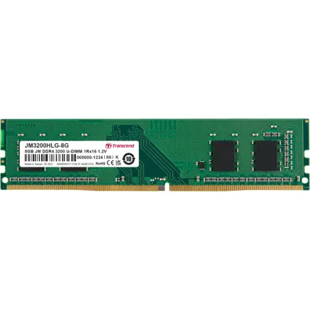 TRANSCEND JetRAM DDR4-3200 U-DIMM CL22 (1Rx16) 8GB