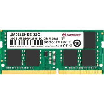 JetRAM DDR4-2666 SO-DIMM CL19 (2Rx8) 32GB