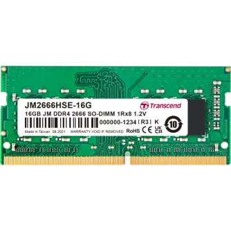 JetRAM DDR4-2666 SO-DIMM CL19 (1Rx8) 16GB