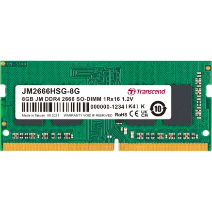 TRANSCEND JetRAM DDR4-2666 SO-DIMM CL19 (1Rx16) 8GB