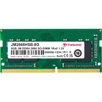 JetRAM DDR4-2666 SO-DIMM CL19 (1Rx8) 8GB